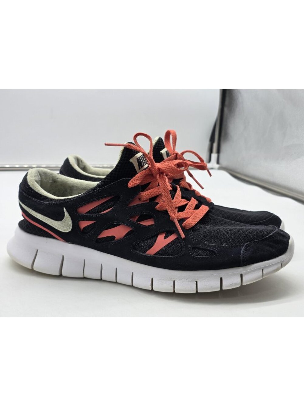 Nike Free Run 2 Shoes women Size 11 Black Running Sneakers DM9057-002